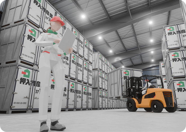 トランクルームの中の様子