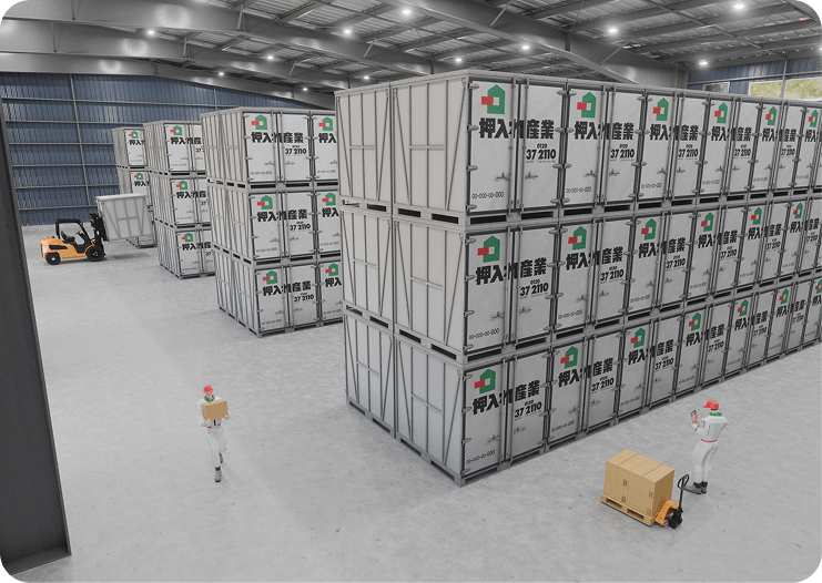 トランクルームの中の様子